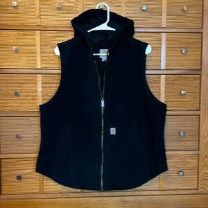 Carhartt Black Hooded Vest